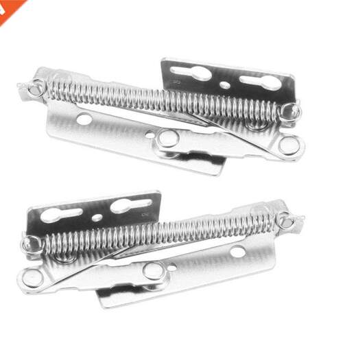 2x 80 degree Sprung Hinges Cabinet Door Lift Up Stay Flap To