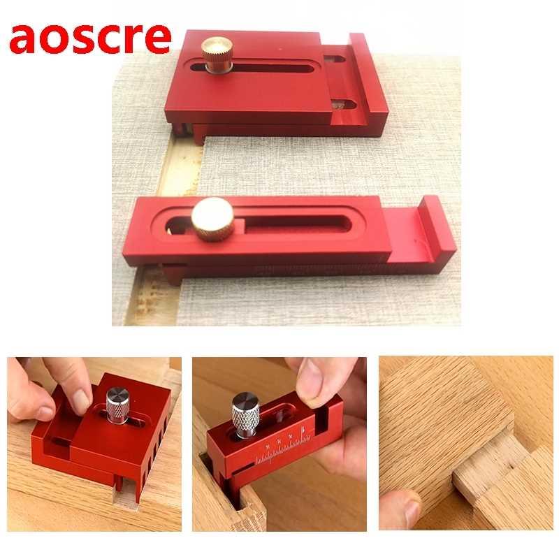 Wood Ruled Carpenter Ruler Gauge Woodworking Tools Sawtooth