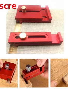 Wood Ruled Carpenter Ruler Gauge Woodworking Tools Sawtooth