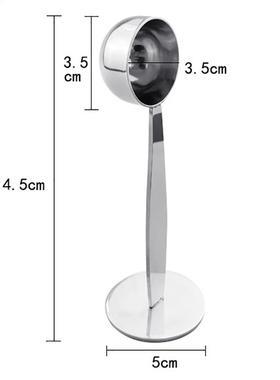 Hot 2 in 1 Stainless Steel Coffee Tamper Measuring Spoon Sco