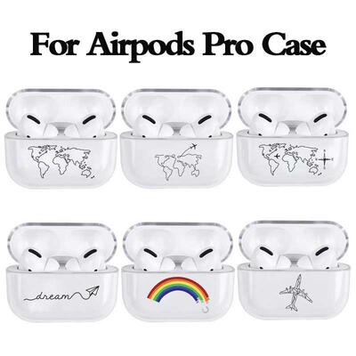 Funny Map Trip For Apple Airpods Pro Case Cover Cute Luxury