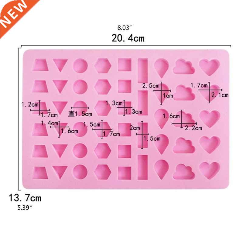 DIY Ear Stud Earrings Molds Epoxy Resin Charm Casting Mould