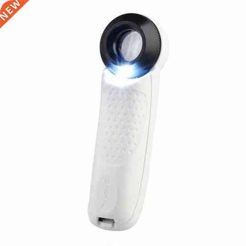 2 LED Light Magnifier Reading Magnifying Glass Lens Jewelry