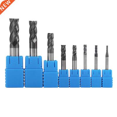 New 8pcs/set 2-12mm 4 Flutes Carbde End Mll Set Tungsten S
