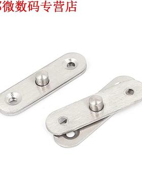 56mm Lengte Deur Kbinet Venster Schrnier Pivot Zilver Tone