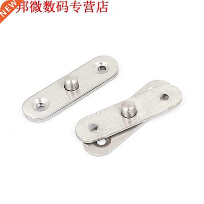 56mm Lengte Deur Kbinet Venster Schrnier Pivot Zilver Tone