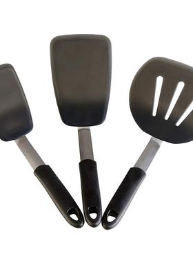 Chef Series 3-Piece Silicone Turner Spatula Set Heat-Resista