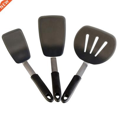 Chef Series 3-Piece Silicone Turner Spatula Set Heat-Resista