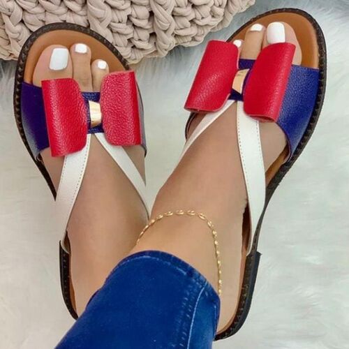 Summer Women Slippers Cute Butterfly-Knot Casual Sandals Lad