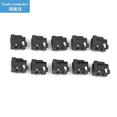 10Pcs  Round the Needle DC-050 Black DC Power DC005 5.5*2.1m