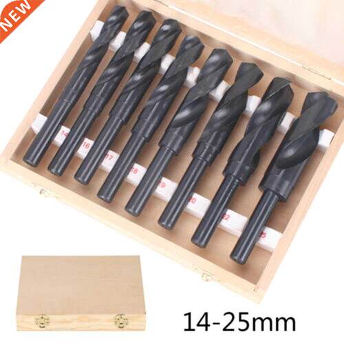 8Pcs 14-25mm Spiral Drill Set HSS Metal Self-Centering Drill
