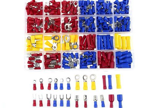 373Pcs 24value Assorted Insulated Electrical Wire Terminals
