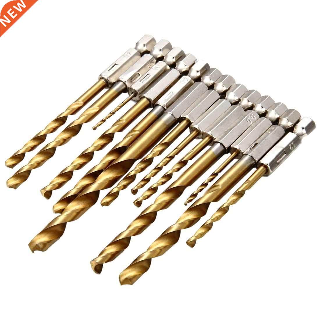 13 peces Drlled Cobalt Ttanum HSS Handle Hexagonal Chang