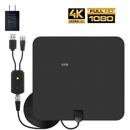 4K 1080p Digital TV Antenna 450 Miles Signal Amplifier Indoo