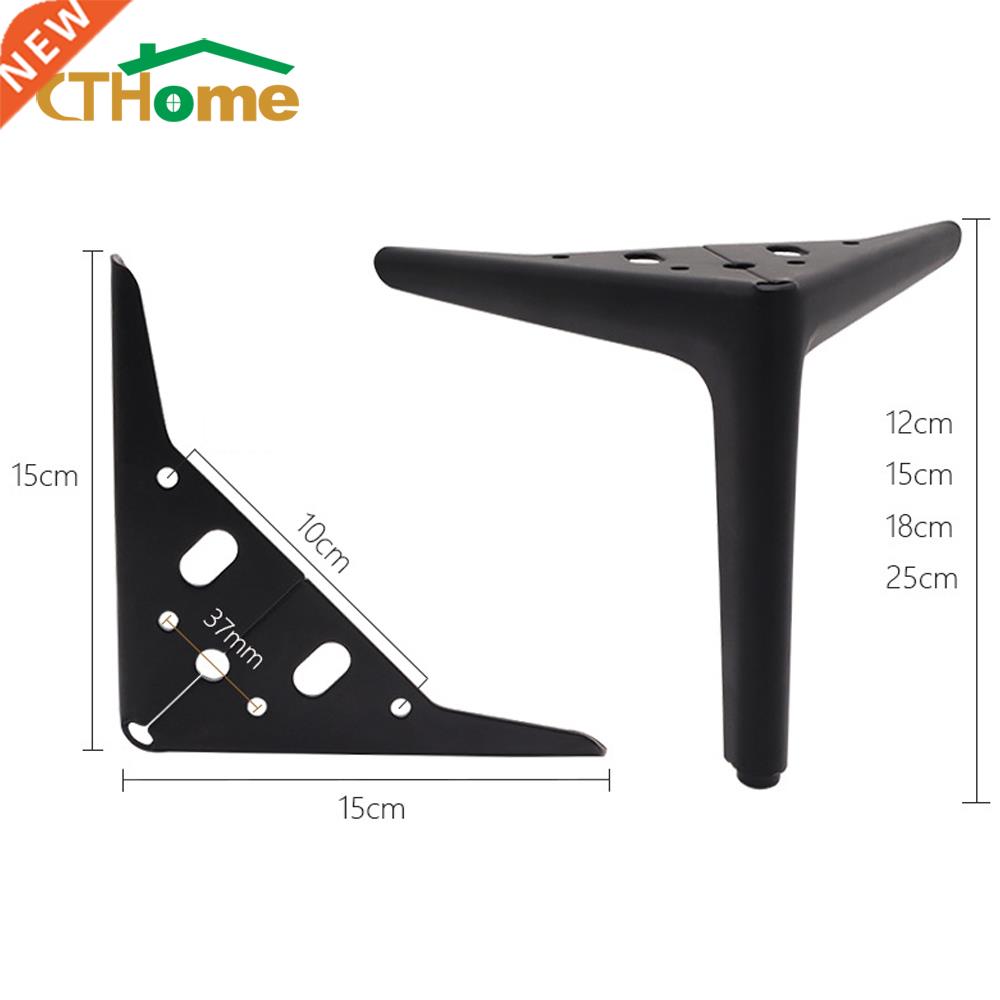 4pcs Sofa Legs for Furniture Metal Black Gold Tv Cabinet Bed