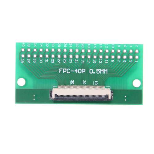 Double Side 0.5mm FFC FPC To 40P DIP 2.54mm PCB Converter Bo