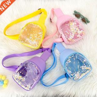 KAFVNE Chldren's fashon Wast Bag PVC Kds Cute Belt Bag