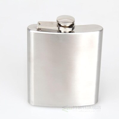 Portable Stainless Steel 7oz Hip Flask Flagon Whiskey Wine P