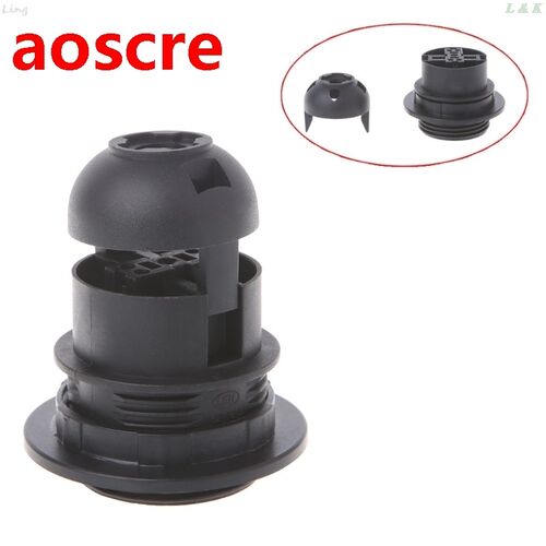 E27 Lamp Bulb Holder Edison Screw Cap Socket White/Black Pen