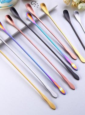 ixing Spoon Stainless Steel Long Handle Household Ice Crea