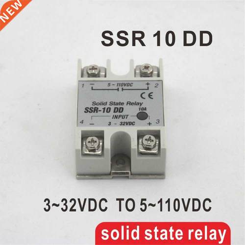 10DD SSR input 3~32VDC load 5~110VDC DC single phase DC soli