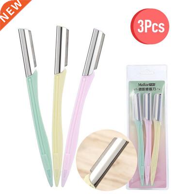 3Pcs Eyebrow Trimmer Portable Eyebrow Razor Shaver Eye Brow