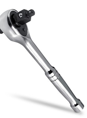 14 38 12 3 In 1 Mirror Finish Socket Wrench Spanner Tool Han