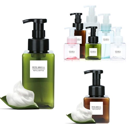 1PC 250/450/650ml Empty Foaming Soap Dispenser Bathroom Show
