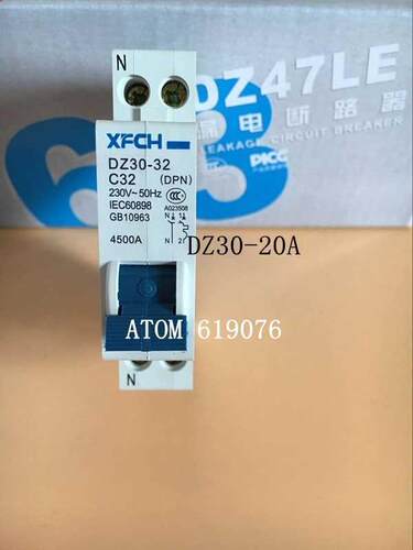 DPN 1P+N 20A MINI air switch, low-voltage electrical miniat