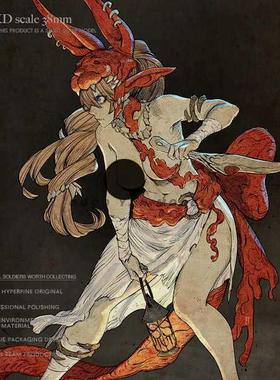 38mm Resn model kts fgure beauty colorless and self-assem