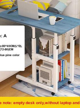 Movable Simple Design Laptop Table Wood Desktop Height Adjus