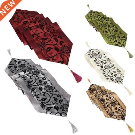 Table Runner Cloth Cover Table Cloth Flower Party Wedding De