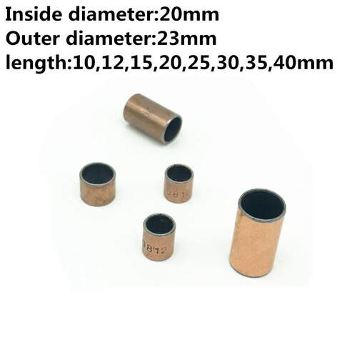 10pcs SF-1 The Inside Diameter of 20mm Self Lubricating Comp