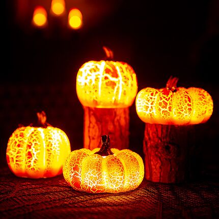 LED Lighting Pumpkin Lantern Halloween Decoration For Home H