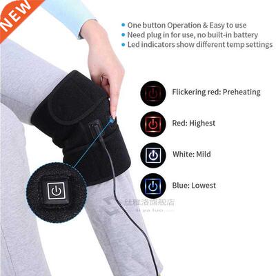 SB Heated Warm Knee Pad Brace Wrap Pain Relief Rechargeable