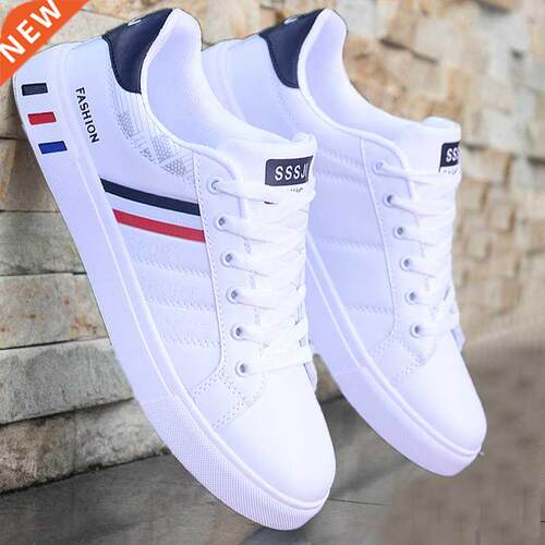 White vulcanized sneakers boys cheap flat comfortable shoes