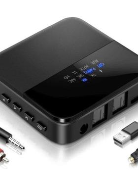Aptx HD Bluetooth 5.0 Transmitter, Audio Adapter For 2 Headp