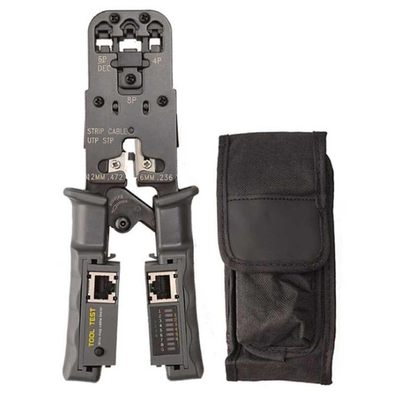 2 in 1 RJ45 Network LAN Cable Crimper Pliers Cutting Tool Ca