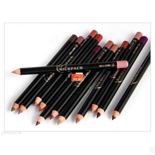 12 Colors Lip Pencils Matte Lipliner Waterproof Smooth Color