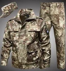 Is light green python lines couflage suit laceration resis