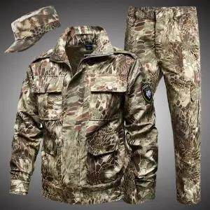 Is light green python lines couflage suit laceration resis