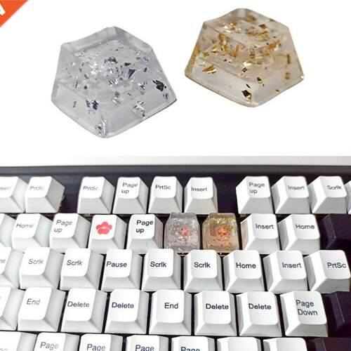 1PC New Keycap Personality Design RGB Transparent Confetti C
