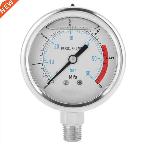 Air Pressure Gauge 0-60Bar 0-6Mpa 1/4