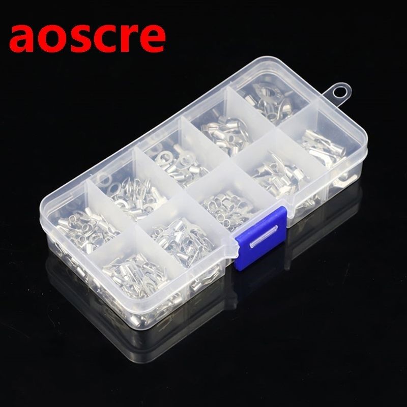 320Pcs/box Metal Terminals Non-Insulated Ring Fork U-type Br