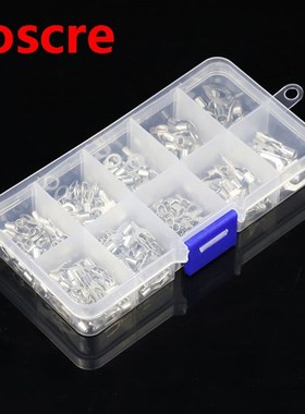 320Pcs/box Metal Terminals Non-Insulated Ring Fork U-type Br