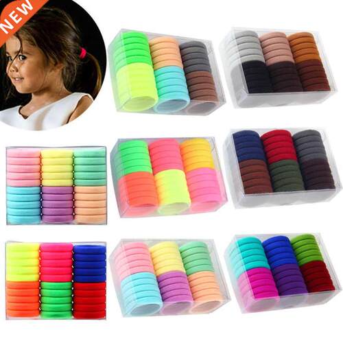 Women Basic Elastic Hair Bands Girls Scrunchie tail Holder H