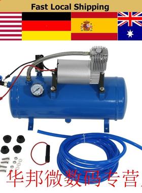 1 Set DC12V Air Compressor with 6 Liter Tank Tyre Inflator H
