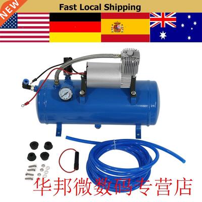 1 Set DC12V Air Compressor with 6 Liter Tank Tyre Inflator H