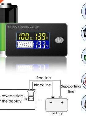 L-on Lfepo4 Lead acd Battery Capacty ndcator 12V 24V