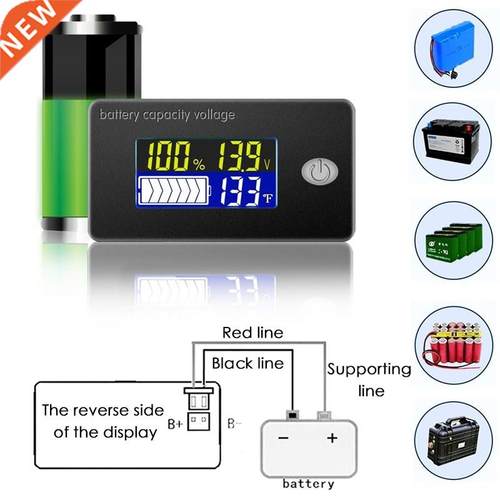 L-on Lfepo4 Lead acd Battery Capacty ndcator 12V 24V